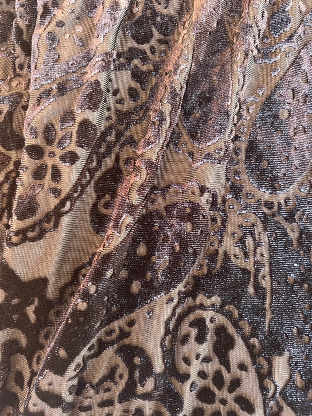Betsey Johnson Black Paisley Passion Tiered Dress - Picture 5 of 9